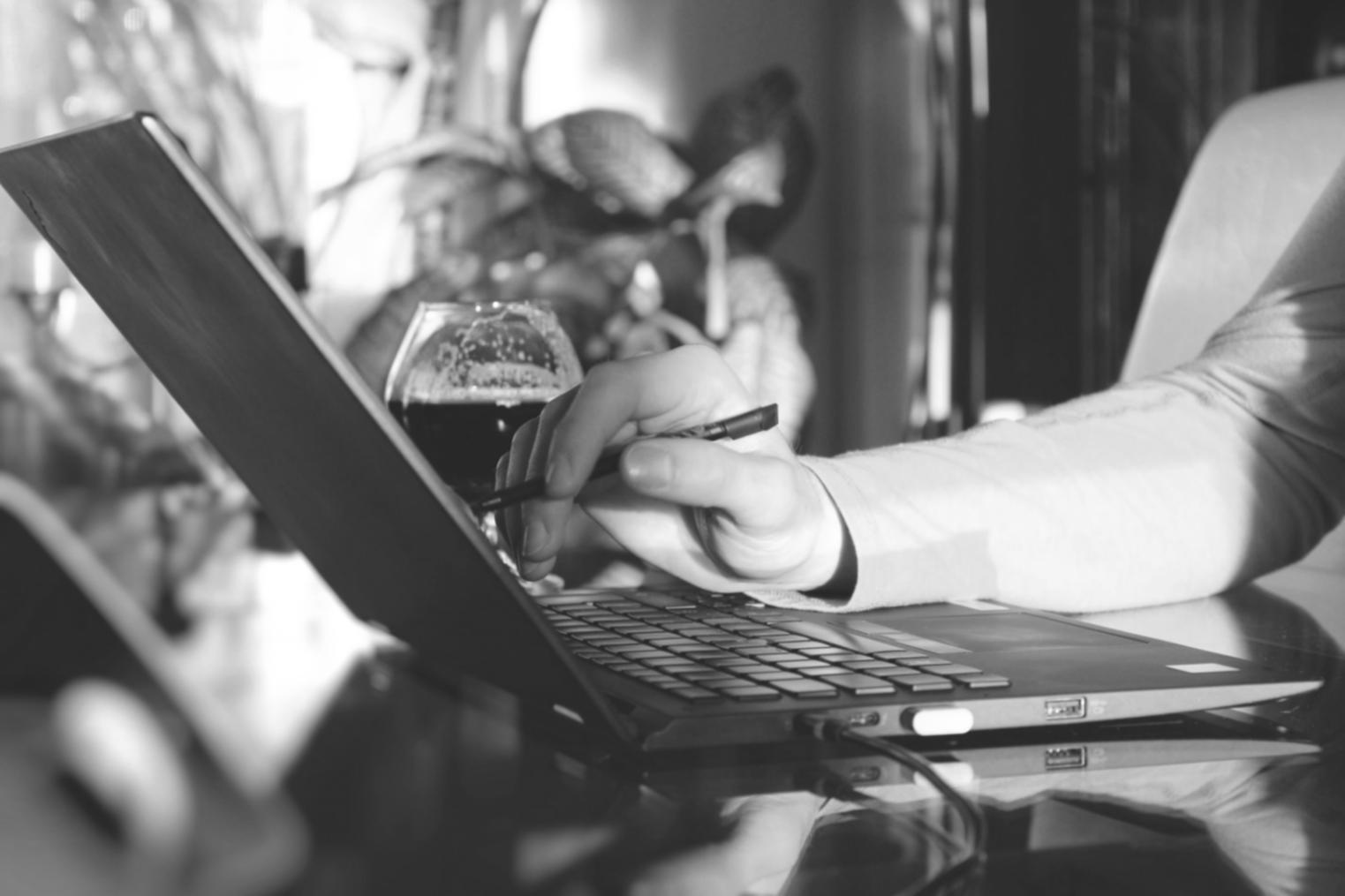 Financial planning consultation session showing documents and analysis tools